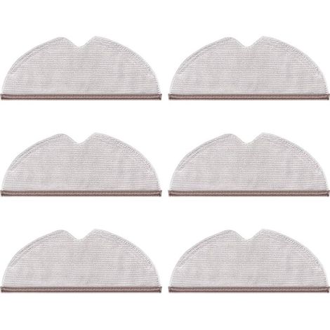 6er-Pack Reinigungstücher für Xiaomi Roborock S5, S50, S51, S55, S6, S6 MAXV, S5 MAX, Q7, Q7+/Q7 MAX+, E4/E5, S6 Pure Staubsauger (1/5)