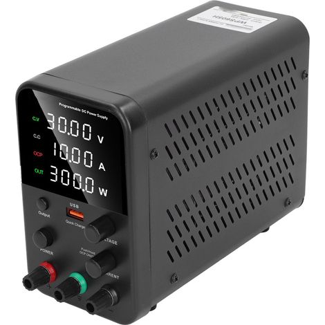 Alimentation CC WPS605H avec interface de charge rapide USB, alimentation régulée à découpage réglable de 300 W, prise UE, 230 V CA (1/5)