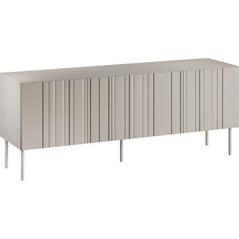 Meuble TV Evavese 102, Beige, Le nombre de portes: 0, Nombre de tiroirs: 0, 151x60x40cm (1/5)