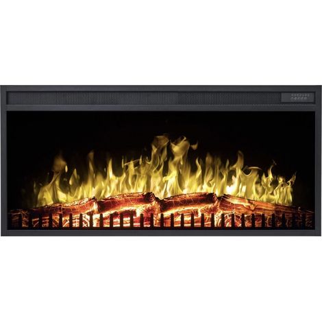 Cheminée électrique encastrable Lisa 100cm - 900/1800 W (1/3)