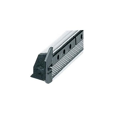 Grille d'entrée d'air extérieur autoréglables 475 x 35 mm - aluminium blanc - type 471 - RENSON
