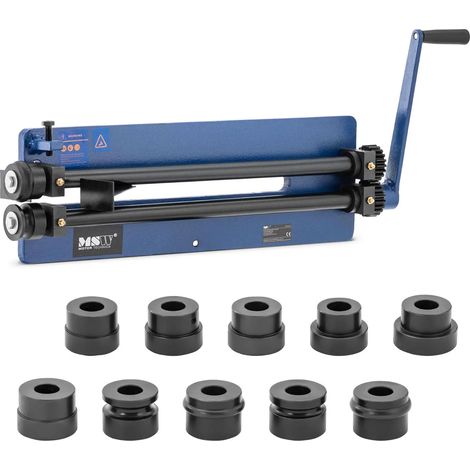 Machine à moulurer manuelle pour le formage de tôles, largeur 46 cm, 1,2 mm