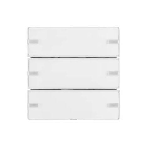 Berker Tastsensor Komfort Q.x 3-fach mit Beschriftungsschild KNX polarweiß samt