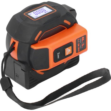 Tragbarer Infrarot-Laser-Entfernungsmesser, digitaler Entfernungsmesser für die Entfernungsmessung auf Baustellen, präzises Messgerät (1/5)