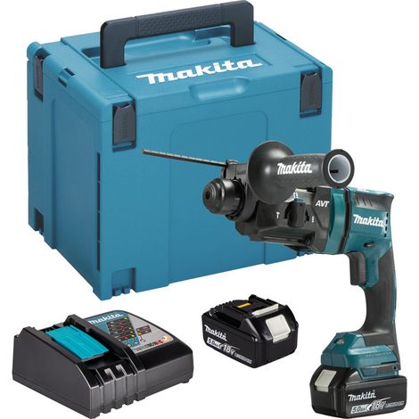 Makita – Perforateur burineur SDS-Plus 18V LXT 1,7 J – Moteur sans charbon – Technologie XPT pour béton armé – Faible vibration AVT