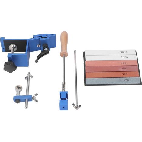 Sharpener of knives to Angle fixed, Kit sharpening professional to Clip fast with 6 stones to sharpen (1/5)