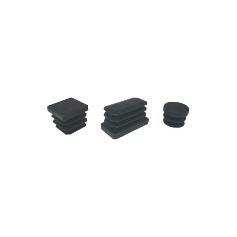 BL PUNTALE ALETTATO TONDO 35 MM NERO 4 PZ- 5,0 blister