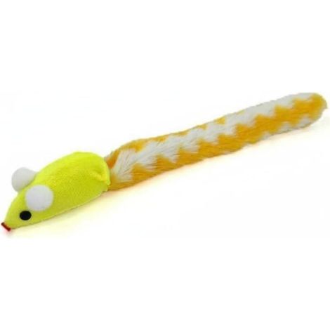 Souris interactive en peluche, jouet d'éveil léger pour chatons (1/5)