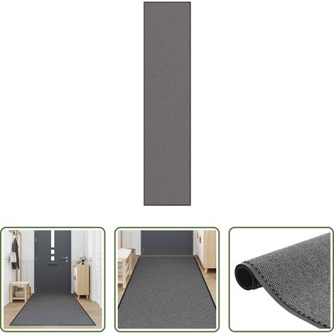 Schmutzabweisend - Fußmatte Anthrazit 115x500 cm (1/5)