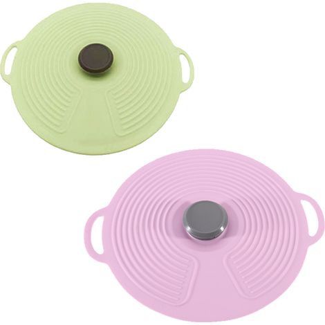 Couvercles en silicone pour bols, bols, assiettes, casseroles, poêles, plaques de cuisson et four. Réutilisables et résistants à la chaleur. (1/5)