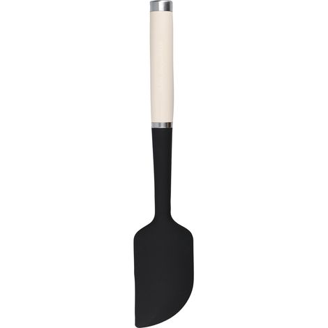 KitchenAid Spatola Raschietto da Cucina in Silicone, Leccapentole, Color Crema