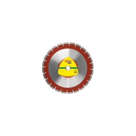 Klingspor 354798 DT 350 BT -de disco diamantato (350 x 3 x 25,4 mm, 24 segmenti de 40 x 3 x 10 mm, turbo standard, 1 pezzo)