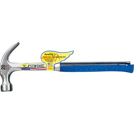 Estwing E3-20C Curved Claw Hammer (International), 20oz/560g