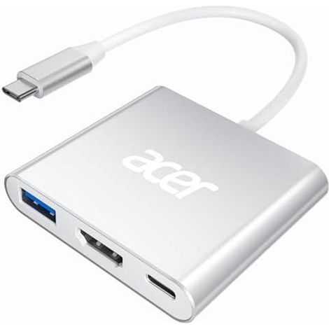 Adaptateur multiport USB-C vers HDMI 4K, 100 W PD, USB 3.0 5 Gbps, pour MacBook et ordinateur portable (1/5)