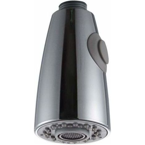 BUNTHAUS Ahlsen Deux Fonctions Robinet Cuisine Remplacement Extractible pour Douchette Evier Cuisine tête de pulvérisation en chrome 1/2\" L'interface