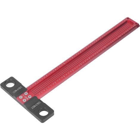 Zimmermanns-T-Winkel, Holzmarkierung, metrisches Aluminium, Messwerkzeug für Zimmerleute, Präzisionsmarkierung (1/5)