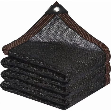 Voile d'ombrage 4x8 m en polyéthylène haute densité – Protection UV 90-95% – Respirant pour jardins et terrasses – Installation facile (1/5)