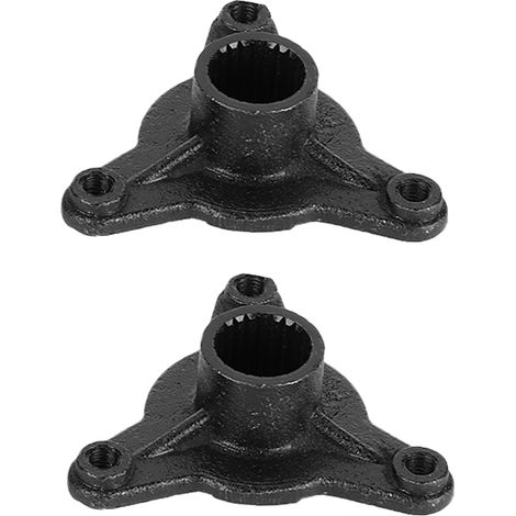 TOPINCN Moyeu D'essieu à 3 Goujons de Haute Précision, Résistant à L'usure pour ATV Go Kart 110cc, Usinage CNC, adapté pour ATV507 ATV517F, Opération Facile (1/5)