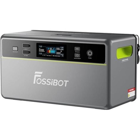 Sistema di stoccaggio di energia solare tutto-in-uno - FOSSIBOT - FBP1200 LFP - LiFePO4 EVE® 6000 cicli - 1,95–39,1 kWh - AC 1200 W