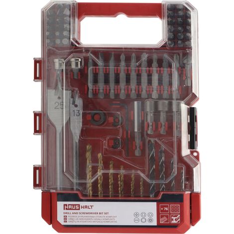 Juego de brocas y destornilladores Haushalt hh2 ergonómico duradero