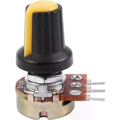 5 Stück 10 kΩ 3-poliges lineares Drehpotentiometer Typ B für Audioanwendungen - JXLGV (1/5)