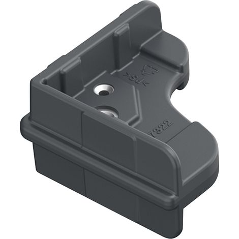 Gabarit de perçage paroi arrière practica 295 - Pour tiroir de hauteur : 77 mm - HETTICH