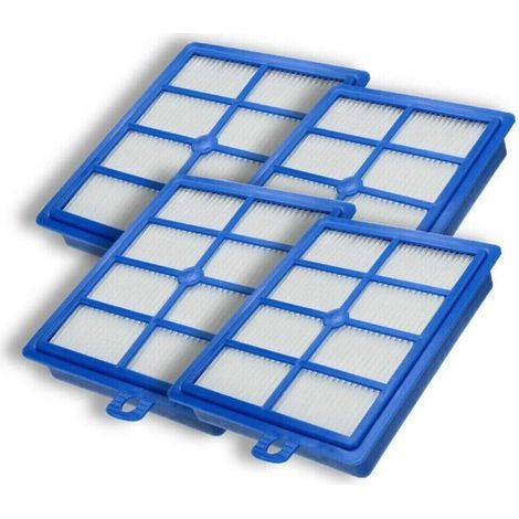 Lot de 4 filtres d'échappement HEPA13 pour Philips/AEG/Electrolux/Tornado/Volta (1/4)