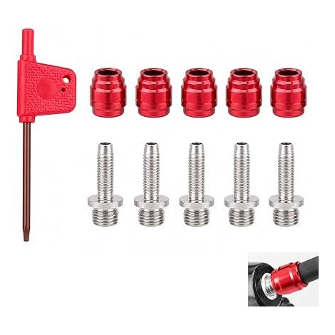 Olive and Insert Kit for Hydraulic Brake Olive Bike, Installation Kit, Hose End Cap with Tool for Disc Brake, Repair and Installation (1/5)