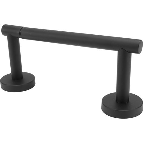 Porte-rouleaux d'essuie-tout en acier inoxydable antirouille, robuste et supportant une grande capacité de charge, pour la cuisine et la salle de bain (noir).