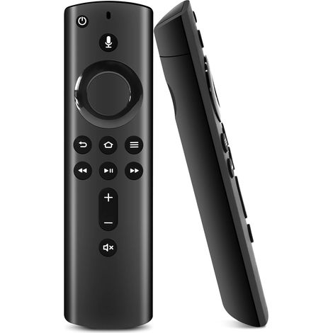 Ersatz-Sprachfernbedienung für Smart-TVs, kompatibel mit Smart-TVs und Smart-TV-Cubes der 2. und 3. Generation, ausgestattet mit Lautstärketasten