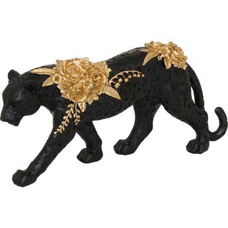 Statuetta pantera nera belli 40x8,5 cm - Atmosphera créateur d'intérieur