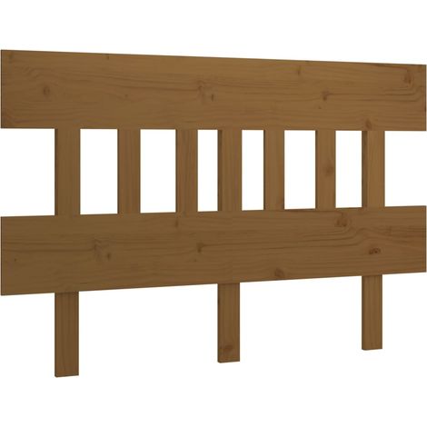 Maison Exclusive - Kopfteil Honigbraun 123,5x3x81 cm Massivholz K