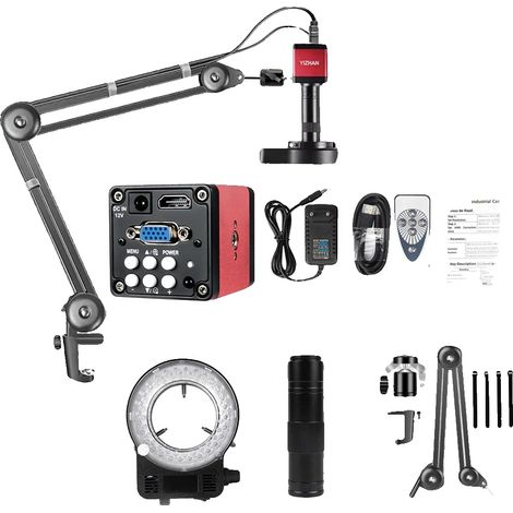 Kit HDMI VGA da 13 MP, zoom 150x, sensore Sony da 8,42 MP, kit di aggiornamento da 13 MP, 0-150x-c (1/2)