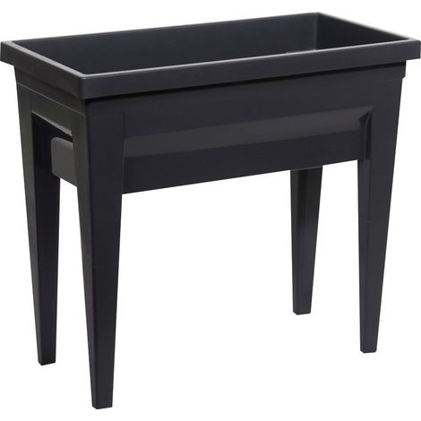 Espace potager sans serre vegtable l  x l  x h  76 x 38,5 x 68 cm gris anthracite - EDA