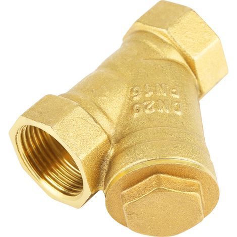 Y-förmiger Messingfilter mit 3/4"-BSPP-Innengewinde zur Wasser-Öl-Trennung (1/5)