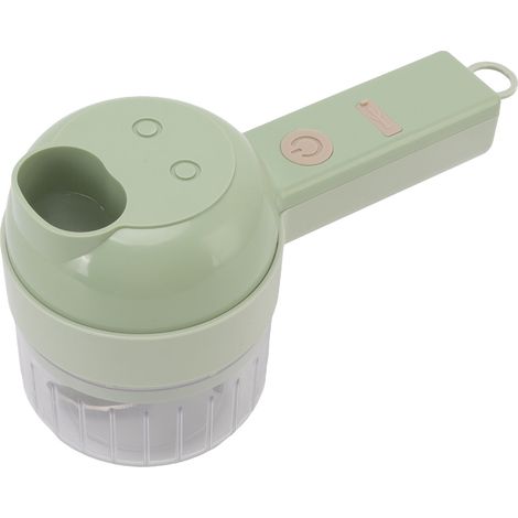 Mini robot culinaire électrique 4 en 1 pour légumes, 200 ml, rechargeable par USB, sans fil et portable, idéal pour l'ail. (1/5)