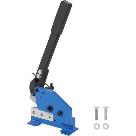 Handbetriebene 5-Zoll-Blechschere HS-5, Tischgerät aus Q235-Stahl, für Bastelarbeiten und dickes Stahlblech, robuste Walzenpresse für Heimwerker und Profis (1/5)