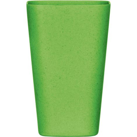 Premier Housewares Tumbler Glasses Green Bamboo Fibre Drinking Tumblers Glass Glass Tumbler For Daily Use w8 x d8 x h13cm (1/4)