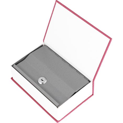 Coffre-fort pour livres simulés avec serrure à clé, dictionnaire anglais et tirelire pour la maison (1/5)