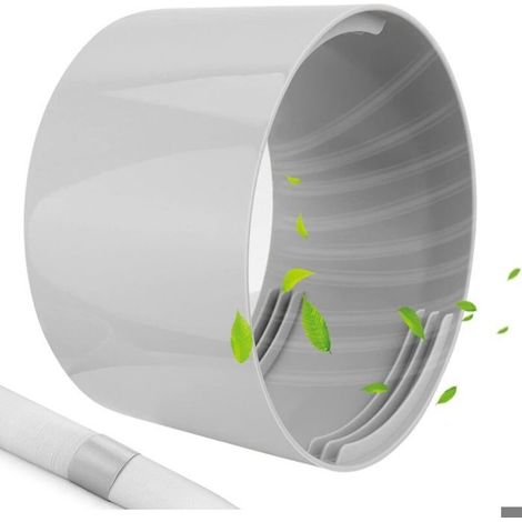Connettore per tubo flessibile in ABS da 15 cm, connettore di scarico portatile, adatto per condizionatori portatili, compatibile con i tubi flessibili dei condizionatori. (1/4)