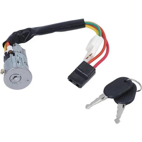 Barillet de contacteur d'allumage avec clé, compatible avec Peugeot 306 (1993-2001), références : 4162.A0, 4162A0 et 9009090A. (1/5)