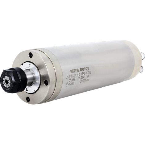Moteur de broche CNC, refroidi par eau, kit complet, Juste un fuseau (1/2)