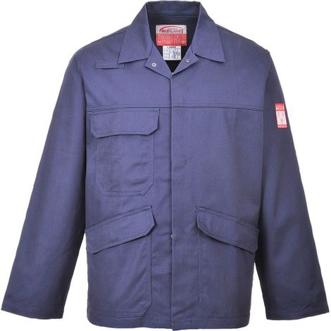 Chaqueta de trabajo Bizflame Pro entornos peligrosos FR35 L Azul Marino