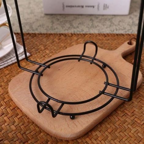 Présentoir De Tasses Thé Tasses Thé Présentoir Tasses Café Support Tasse Support Support Tasses Et Table Set Noir (1/4)