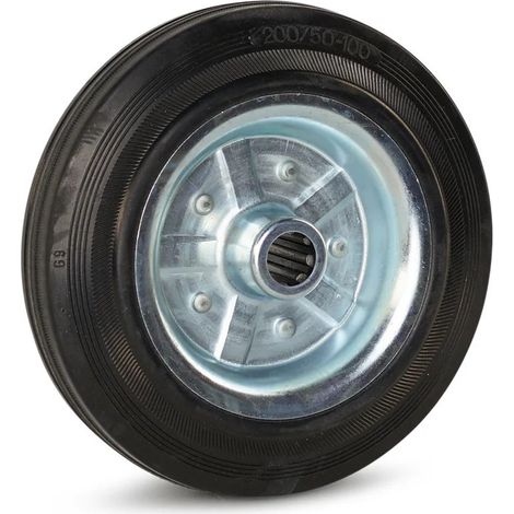 Roue libre - MESO - Caoutchouc - 200mm - 230kg (1/2)