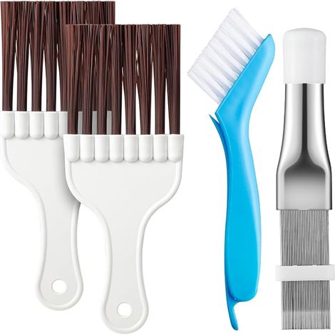 peignes à ailettes de climatisation radiateur, outil de peignes à ailettes condensateur, brosses de nettoyage pour radiateurs réfrigérateurs (1/5)