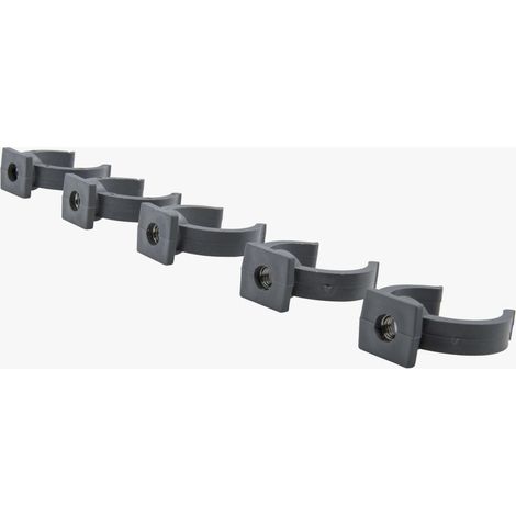 Colliers Lyre Jardibric Sachet de 5 (Ø40) Fixation Durable pour Gouttières et Systèmes de Drainage