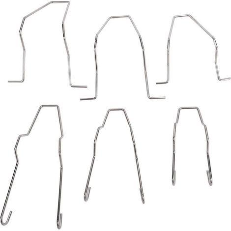 Lot de 6 clips de fixation pour ampoules de voiture, en acier inoxydable, résistant aux rayures, pour phares H1, H3, H4, H7 (1/3)
