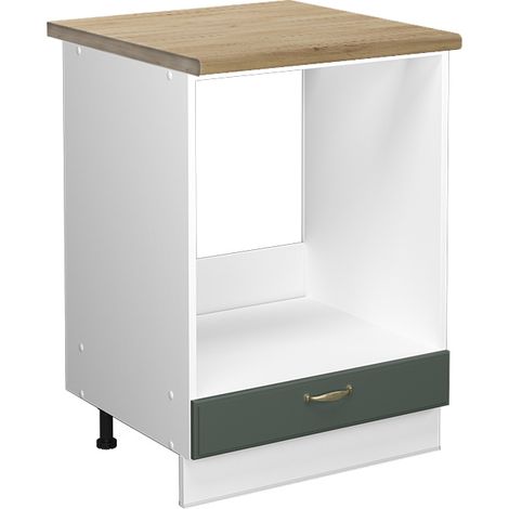 Armario para horno empotrado Fame-Line, Verde dorado Casa de campo, 60 cm , ET Roble, Vicco (1/5)