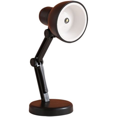 2pcs Mini Foldable Reading LED Table Lamp Multi-use Miniature Architect Desk Lamp Doll Action Figures Mini Architect Desk Lamp (1/4)